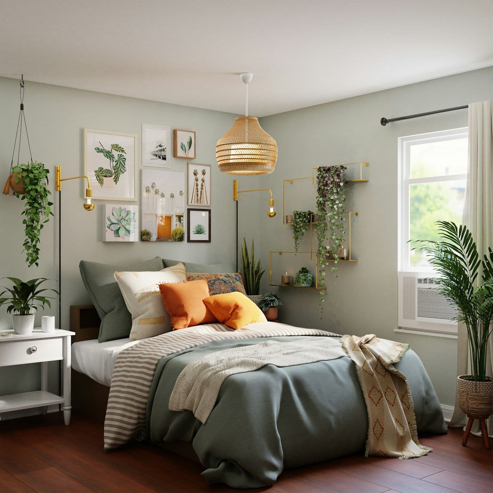Neutral bedroom suite, mineral finish